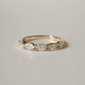 0.40 Ct Marquise Moissanite Wedding Band