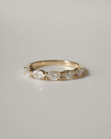 0.40 Ct Marquise Moissanite Wedding Band