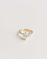 2 Ct Marquise Cut Moissanite Engagement Ring