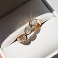 3x2 mm Oval Cut Wedding Band Women Moissanite Band
