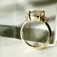 Old Mine 3.10 Ct Cushion Cut Moissanite Engagement Ring