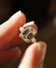 Bezel Set 2.94 Ct Emerald Cut Moissanite Engagement Ring