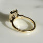Bezel Set 2.94 Ct Emerald Cut Moissanite Engagement Ring