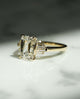 2.83 Ct Emerald Cut Moissanite Engagement Ring
