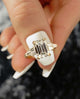 2.40 Ct Emerald Cut Moissanite Engagement Ring