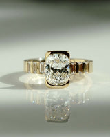 1.80 Ct Cushion Cut Moissanite Engagement Ring