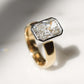 Bezel Set 2.81 Ct Radiant Cut Moissanite Engagement Ring