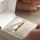 5x3 mm Emerald Cut Wedding Band