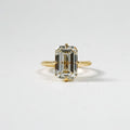 3.50 Ct Emerald Cut Moissanite Engagement Ring