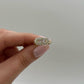 1.50 Ct Pill Step Cut Moissanite Engagement Ring