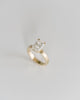 Double Prong 2 Ct Radiant Cut Moissanite Engagement Ring