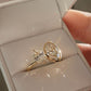 3.28 Ct Oval Cut Moissanite Engagement Ring, Oval Cut Ring