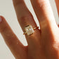 Bezel Set 2.08 Ct Radiant Cut Moissanite Engagement Ring