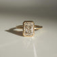 Bezel Set 2.08 Ct Radiant Cut Moissanite Engagement Ring