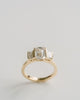 Bezel 2 Ct Emerald Cut Moissanite Engagement Ring