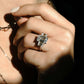 7.60 Ct Emerald Cut Moissanite Engagement Ring