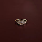 Marquise Cigar 3 Ct Marquise Cut Moissanite Engagement Ring