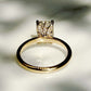 2.10 Ct Radiant Cut Moissanite Engagement Ring