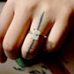 2.10 Ct Radiant Cut Moissanite Engagement Ring