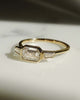Bezel Set Three Stone 1.18 Ct Emerald Cut