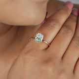 2.75 Ct Cushion Cut Moissanite Engagement Ring