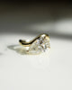 3.74 Ct Elongated Pear Cut Moissanite Engagement Ring