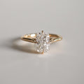 1.63 Ct Cushion Cut Moissanite Engagement Ring