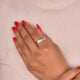 Half Eternity Round Moissanite Band