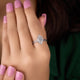3.25 Ct Dutch Marquise Colorless Moissanite Ring