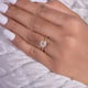 2.25 Ct Cushion Cut Moissanite Ring