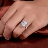 Moissanite 3 Ct Radiant Cut Ring