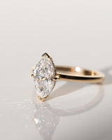 2 Ct Marquise Cut Moissanite Engagement Ring