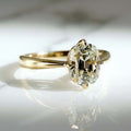 2 Ct Old mine Cushion Cut Moissanite Engagement Ring