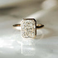 Bezel Set 4.14 Ct Radiant Cut Moissanite Engagement Ring