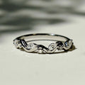 0.50 Ct Marquise Moissanite Wedding Band
