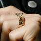 3.60 Ct Emerald Cut Moissanite Engagement Ring