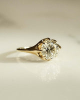 2.25 Ct Round Brilliant Cut Moissanite Engagement Ring,