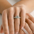2 Ct Round Brilliant Cut Moissanite Engagement Ring