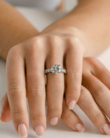 2 Ct Round Brilliant Cut Moissanite Engagement Ring