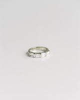 5x3 mm Emerald Cut Wedding Band Women Moissanite Band