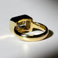 Bezel Set 3.40 Ct Emerald Cut Moissanite Engagement Ring