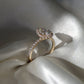 3 CT Pear Cut Moissanite Engagement Ring