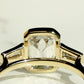 Bezel Set 2.01 Ct Emerald Cut Moissanite Engagement Ring