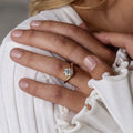 2 Ct Round Brilliant Cut Moissanite Engagement Ring