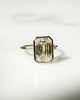 4.01 Ct Emerald Cut Moissanite Engagement Ring