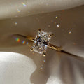 3.15 Ct Radiant Cut Moissanite Engagement Ring