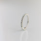 1.80 mm Half eternity Moissanite Wedding Band