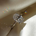 2.50 Ct Oval Cut Moissanite Engagement Ring