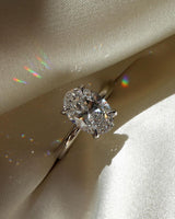 2.50 Ct Oval Cut Moissanite Engagement Ring