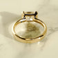 Bezel Set 2.53 Ct Radiant Cut Moissanite Engagement Ring